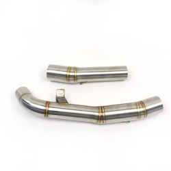 RP0530-1030T Motorcycle Exhaust Middle Link Pipe Muffler Escape for Kawasaki Z1000 2007-2009