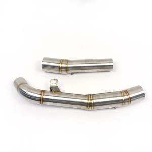 RP0530-1030T Motorcycle Exhaust Middle Link Pipe Muffler Escape for Kawasaki Z1000 2007-2009