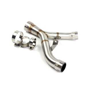 RP0530-1031T Motorcycle Exhaust Middle Link Pipe Muffler Escape for Kawasaki Z1000 2010-2021