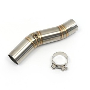 RP0530-1044T Motorcycle Exhaust Middle Link Pipe Muffler Escape for Suzuki GSXR600/750 K7 2007