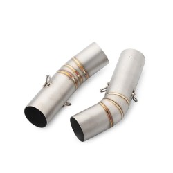 RP0530-1047T Motorcycle Exhaust Middle Link Pipe Muffler Escape for Ducati SBK 848/EVO 2008-2012 SBK 1098/1198 EVO/SP/R 2007-2012