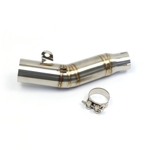 RP0530-1051T Motorcycle Exhaust Middle Link Pipe Muffler Escape for Yamaha YZF-R6 2006-2018