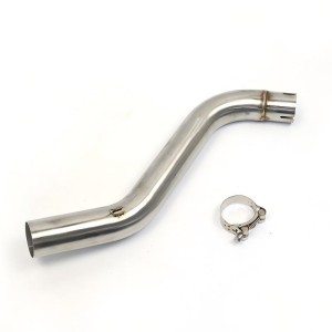RP0530-1062T Motorcycle Exhaust Middle Link Pipe Muffler Escape for Benelli BN600 I/R 2014-2016 TNT600 2017-2019