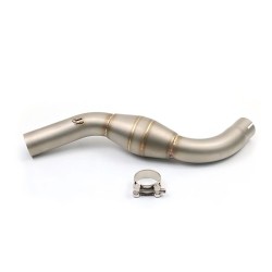 RP0530-1063T Motorcycle Exhaust Middle Link Pipe Muffler Escape for Benelli BN600 I/R 2014-2016 Benelli TNT600 2017-2019