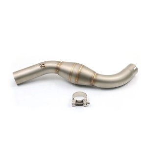 RP0530-1063T Motorcycle Exhaust Middle Link Pipe Muffler Escape for Benelli BN600 I/R 2014-2016 Benelli TNT600 2017-2019