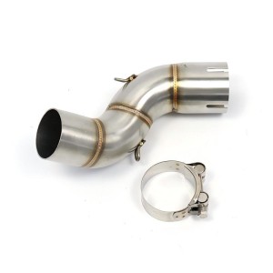 RP0530-1079T Motorcycle Exhaust Middle Link Pipe Muffler Escape for Kawasaki Z900 2017-2019