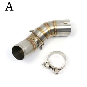 RP0530-1084 Motorcycle Exhaust Middle Link Pipe Muffler Escape for Kawasaki Z900 2017-2019