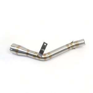 RP0530-1086T Motorcycle Exhaust Middle Link Pipe Muffler Escape for Kawasaki Z900 2017-2023