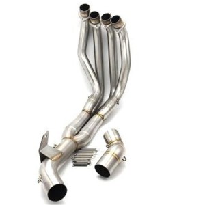 RP0530-1087T Motorcycle Exhaust Pipe Silencer Front Connecting Rod for Kawasaki Z900RS 2017-2024