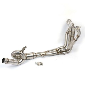 RP0530-1088T Motorcycle Exhaust Pipe Silencer Front Connecting Rod for Kawasaki Z900 2017-2024