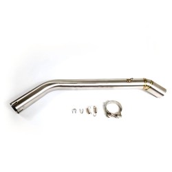 RP0530-1091T Motorcycle Exhaust Middle Link Pipe Muffler Escape for Honda CBR650F CB650F 2014-2018 Honda CB650R 2019-Later