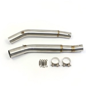 RP0530-1095T Motorcycle Exhaust Middle Link Pipe Muffler Escape for Suzuki Hayabusa GSXR1300 2008-2017