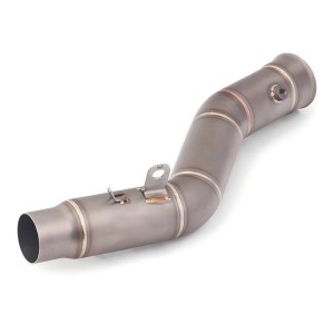 RP0530-1097T Motorcycle Exhaust Middle Link Pipe Muffler Escape for Yamaha YZF R1 2009-2014