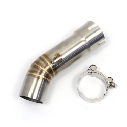 RP0530-1099T Motorcycle Exhaust Middle Link Pipe Muffler Escape for Yamaha FZ8/FAZER 800/ SP/SPR 2010-2015