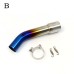 RP0530-1106 Motorcycle Exhaust Middle Link Pipe Muffler Escape for Yamaha YZF FZ1/FAZER 1000 2006-2012