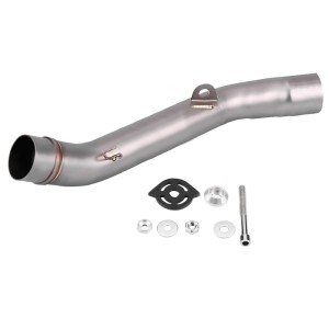 RP0530-1109T Motorcycle Exhaust Middle Link Pipe Muffler Escape for Kawasaki Z800 2013-2017