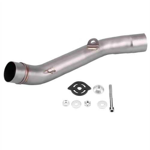 RP0530-1109T Motorcycle Exhaust Middle Link Pipe Muffler Escape for Kawasaki Z800 2013-2017