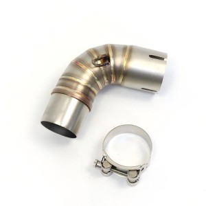 RP0530-1116T Motorcycle Exhaust Middle Link Pipe Muffler Escape for Honda CB1000R 2009-2017