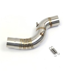 RP0530-1117T Motorcycle Exhaust Middle Link Pipe Muffler Escape for Kawasaki ZX6R Ninja 636 2005-2008