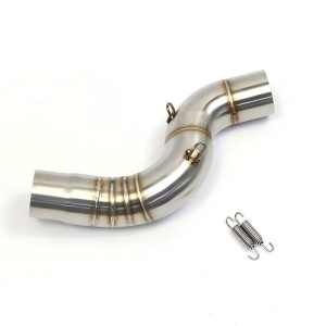RP0530-1117T Motorcycle Exhaust Middle Link Pipe Muffler Escape for Kawasaki ZX6R Ninja 636 2005-2008
