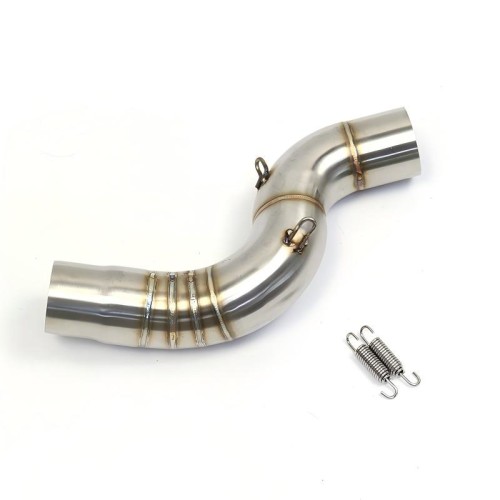 RP0530-1117T Motorcycle Exhaust Middle Link Pipe Muffler Escape for Kawasaki ZX6R Ninja 636 2005-2008