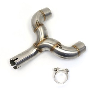RP0530-1118T Motorcycle Exhaust Middle Link Pipe Muffler Escape for Benelli BN600 I/R 2014-2016 TNT600 2017-2019