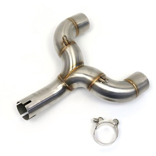 RP0530-1118T Motorcycle Exhaust Middle Link Pipe Muffler Escape for Benelli BN600 I/R 2014-2016 TNT600 2017-2019