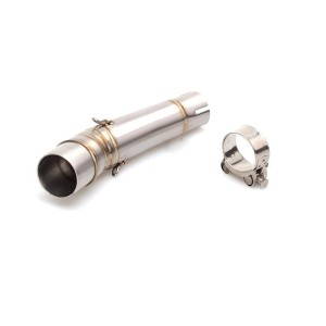 RP0530-1120T Motorcycle Exhaust Middle Link Pipe Muffler Escape for Honda NC700X NC750X NC750S NC700S 2012-2017