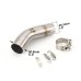 RP0530-1124T Motorcycle Exhaust Middle Link Pipe Muffler Escape for Suzuki GSXR 600 750 K11 2011-2017