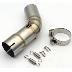 RP0530-1132T Motorcycle Exhaust Middle Link Pipe Muffler Escape for Suzuki V-STROM 1000 2014-2015 DL1000 2016-2019