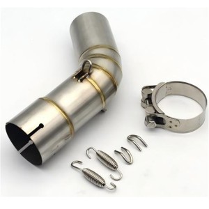 RP0530-1132T Motorcycle Exhaust Middle Link Pipe Muffler Escape for Suzuki V-STROM 1000 2014-2015 DL1000 2016-2019