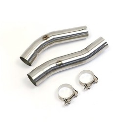 RP0530-1133T Motorcycle Exhaust Middle Link Pipe Muffler Escape for Yamaha YZF R1 2007-2008
