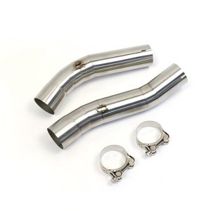 RP0530-1133T Motorcycle Exhaust Middle Link Pipe Muffler Escape for Yamaha YZF R1 2007-2008
