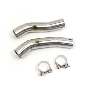 RP0530-1134T Motorcycle Exhaust Middle Link Pipe Muffler Escape for Yamaha YZF R1 2004-2006