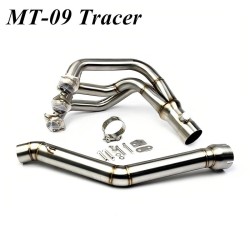 RP0530-1137T Motorcycle Exhaust Pipe Silencer Front Connecting Rod for Yamaha MT-09/SP 2013-2020