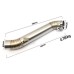 RP0530-1145T Motorcycle Exhaust Middle Link Pipe Muffler Escape for Aprilia RSV4/APRC/FACTORY 2009-2015 Aprilia TUONO V4 2011-2015