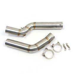 RP0530-1146T Motorcycle Exhaust Middle Link Pipe Muffler Escape for Honda CBR600RR 2005-2013
