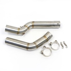 RP0530-1147T Motorcycle Exhaust Middle Link Pipe Muffler Escape for Honda CB1000 2004-2007