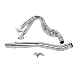RP0530-1154T Motorcycle Exhaust Pipe Silencer Front Connecting Rod for Kawasaki NINJA 650R Z650 2017-2024