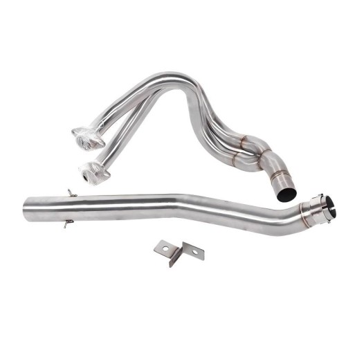 RP0530-1154T Motorcycle Exhaust Pipe Silencer Front Connecting Rod for Kawasaki NINJA 650R Z650 2017-2024