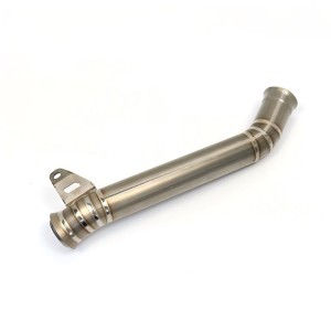 RP0530-1163T Motorcycle Exhaust Middle Link Pipe Muffler Escape for KTM Duke 690/R 2012-2019