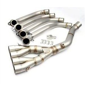 RP0530-1171T Motorcycle Exhaust Pipe Silencer Front Connecting Rod for Honda CBR650F CB650F 2014-2018 CB650R 2019-Later