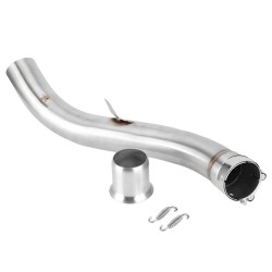 RP0530-1172T Motorcycle Exhaust Middle Link Pipe Muffler Escape for Kawasaki Z900 2017-2023