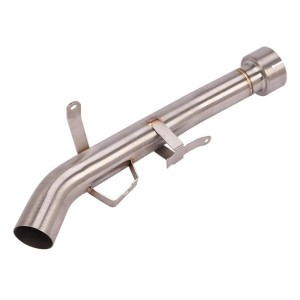 RP0530-1180T Motorcycle Exhaust Middle Link Pipe Muffler Escape for Kawasaki Z900 2017-2023