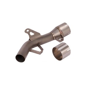 RP0530-1181T Motorcycle Exhaust Middle Link Pipe Muffler Escape for Kawasaki Z900 2017-2019