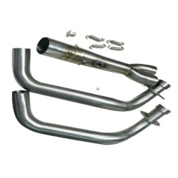 RP0530-1184T Motorcycle Exhaust Pipe Silencer Front Connecting Rod for Yamaha MT-07 2014-Later