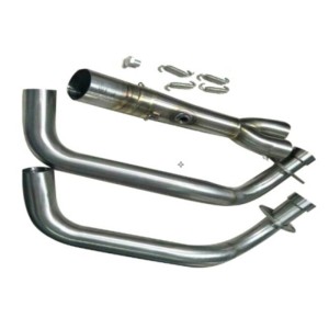 RP0530-1184T Motorcycle Exhaust Pipe Silencer Front Connecting Rod for Yamaha MT-07 2014-Later
