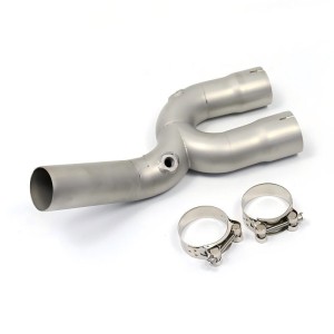 RP0530-1186T Motorcycle Exhaust Middle Link Pipe Muffler Escape for Yamaha YZF R1/M 2015-Later