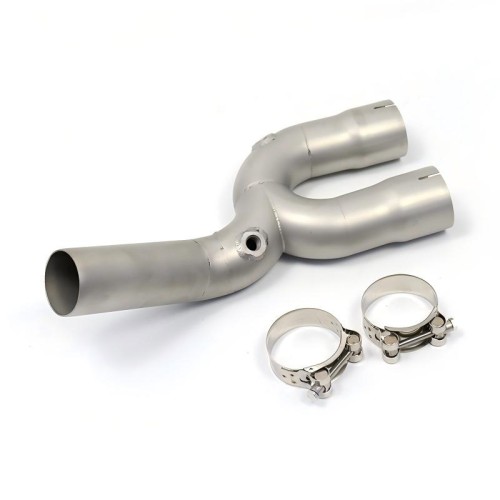 RP0530-1186T Motorcycle Exhaust Middle Link Pipe Muffler Escape for Yamaha YZF R1/M 2015-Later