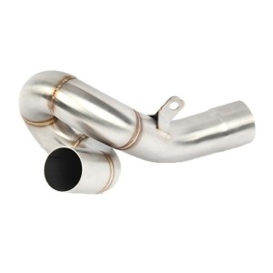 RP0530-1189T Motorcycle Exhaust Middle Link Pipe Muffler Escape for Kawasaki ZX6R Ninja 636 2009-2021